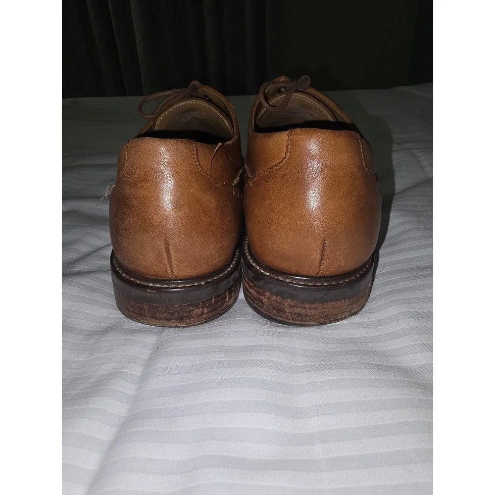 Cole Haan Men's Brown Leather Wingtip Oxford Dress Shoes 11.5M‎ C20322 Lace Up